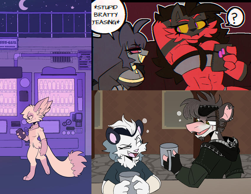 Flat Color Examples (with backgrounds and "full scene")